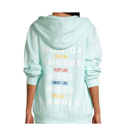 Friends Junior's Mint Green Long Sleeve Hoodie - Juniors Size XXL - NWT - Picture 6 of 6